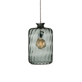 Pillar Pendant Textured Glass